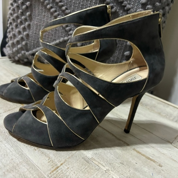 Jimmy Choo Shoes - ❤️Jimmy Choo Leashed Piped Cutout Sandal-Sz 10.5